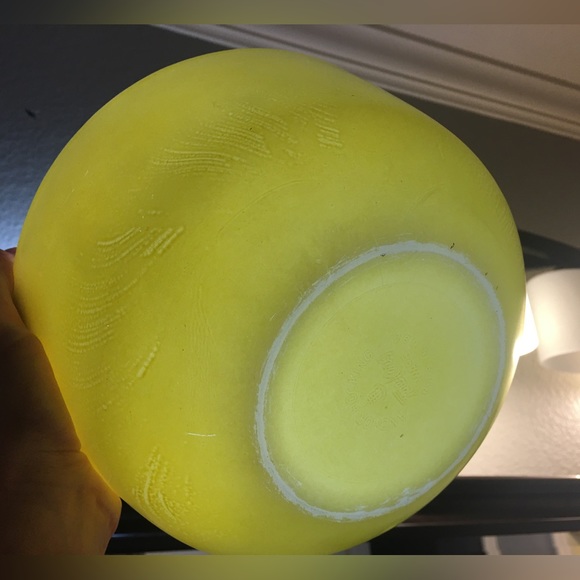 Vintage Fire King Yellow Nesting Mixing Bowl - Picture 7 of 10